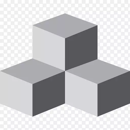 立方体计算机图标三维空间立方体