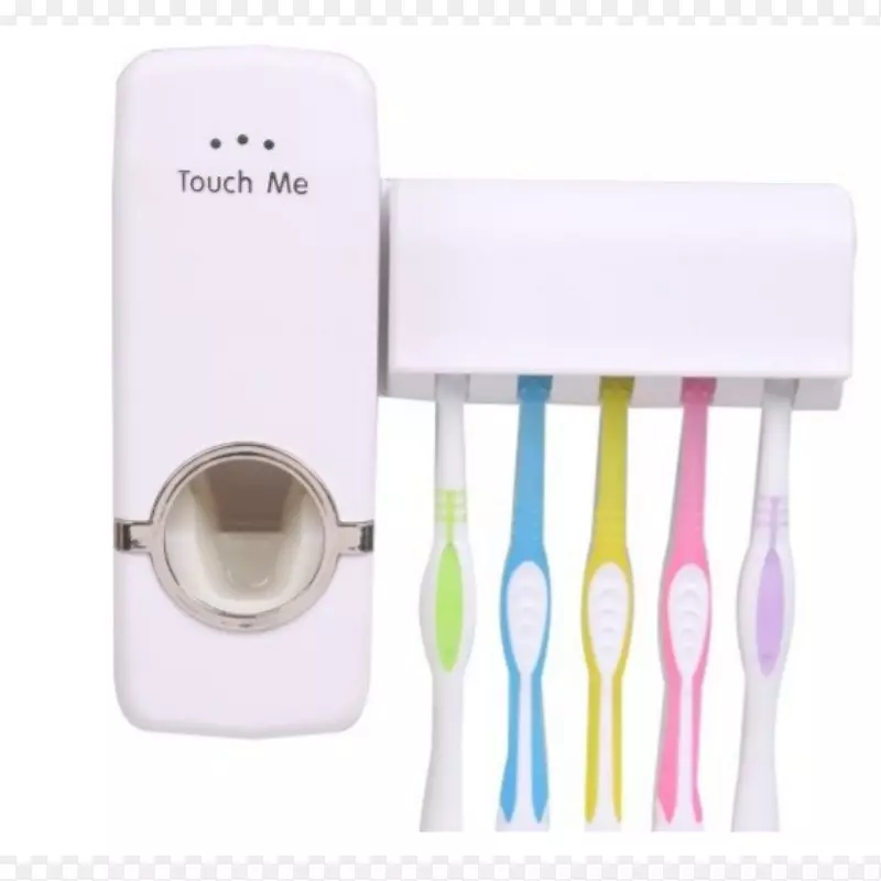 香皂碟子和支架牙膏泵分配器牙刷浴室-创意牙膏