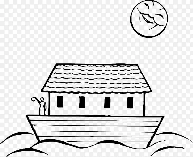 诺亚方舟圣经诺亚方舟剪贴画故事-诺亚方舟