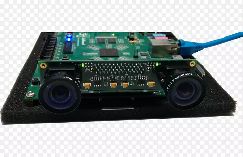 电子立体声摄像机图像传感器现场可编程门阵列指示板