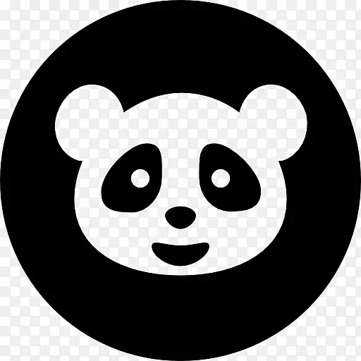 大熊猫熊电脑图标符号熊猫