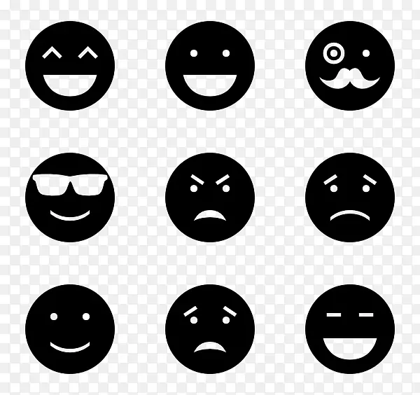 表情笑脸电脑图标表情剪辑艺术面部表情