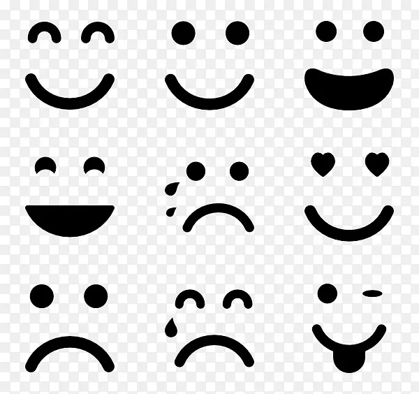情感电脑图标表情笑脸感觉-情绪
