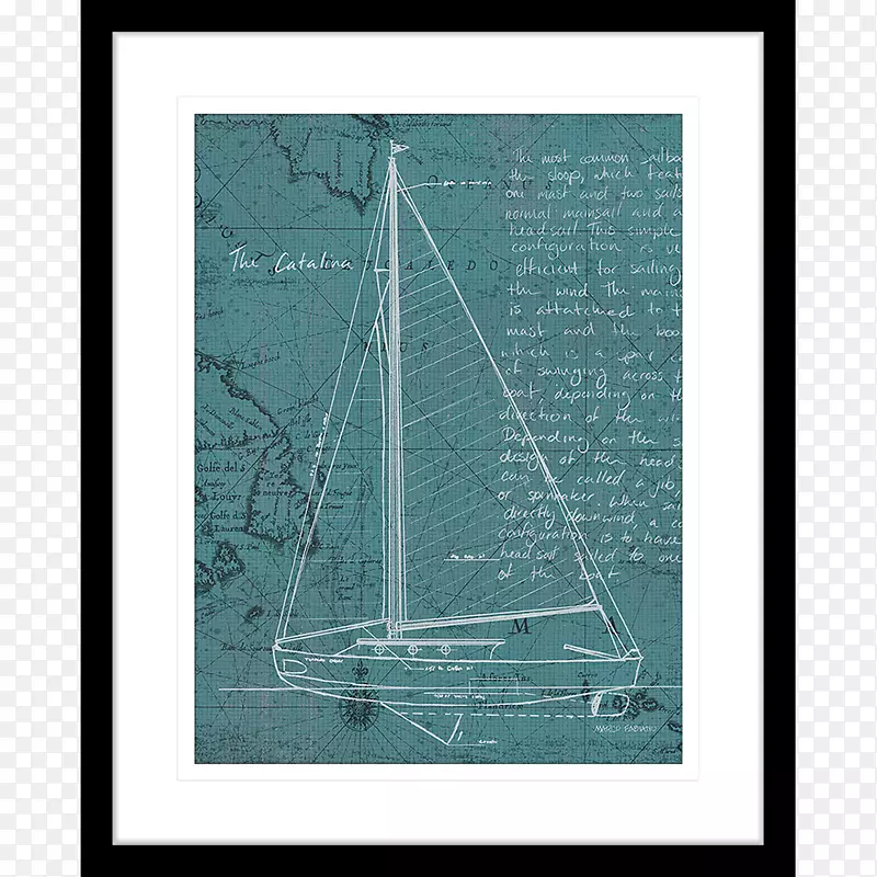 帆船、水艇.蓝图