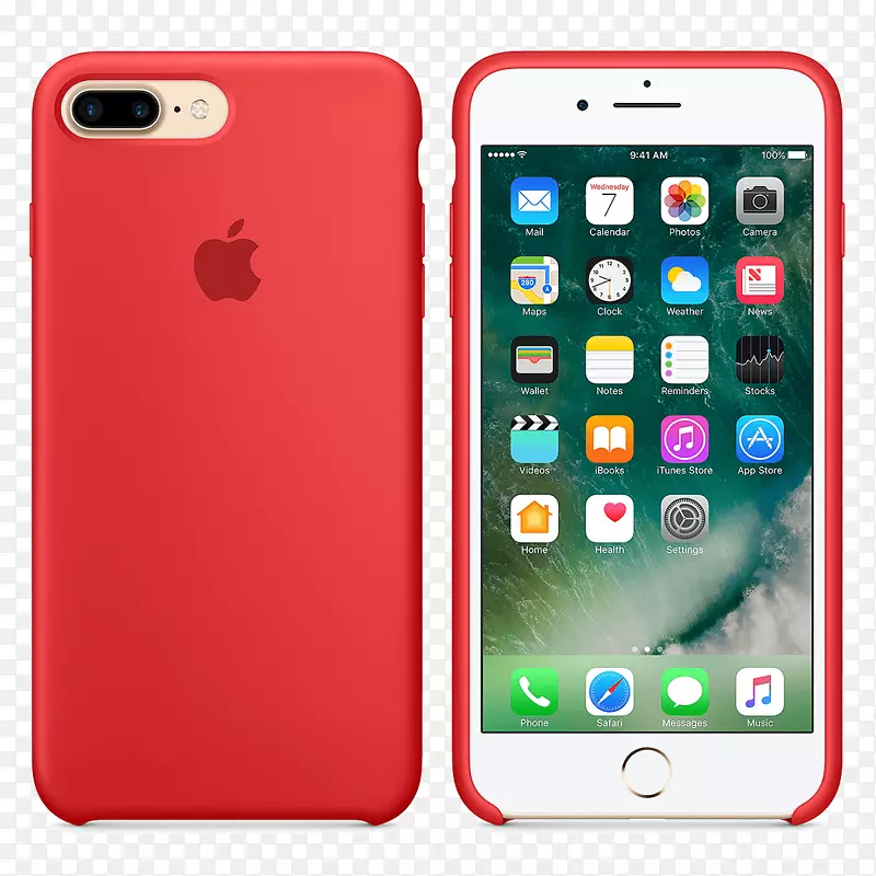 iPhone 8加上手机配件三星银河标签S2 9.7苹果产品红色-iPhone 7红色
