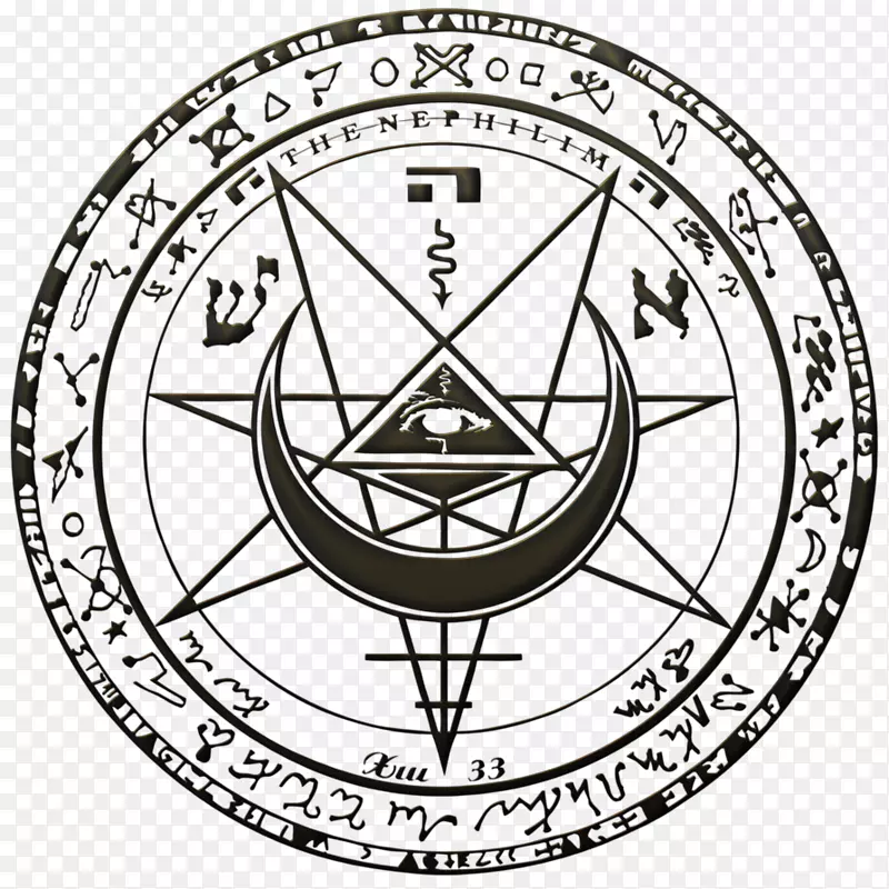 Nephilim徽标字体的字段.主题