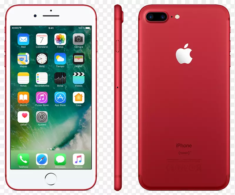 iPhone 7加上iPhone 5苹果百万像素-iPhone 7红色