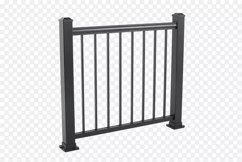 扶手建筑工程铝钢护栏
