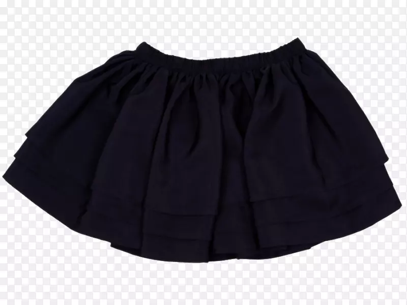 裙腰黑色m-短裙