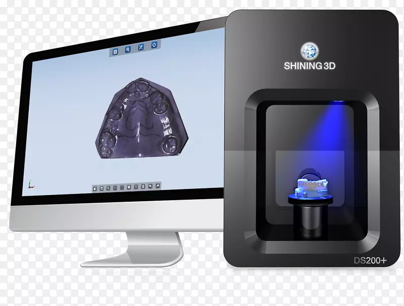 三维扫描仪三维打印图像扫描器cad/camb牙科.液体纹理