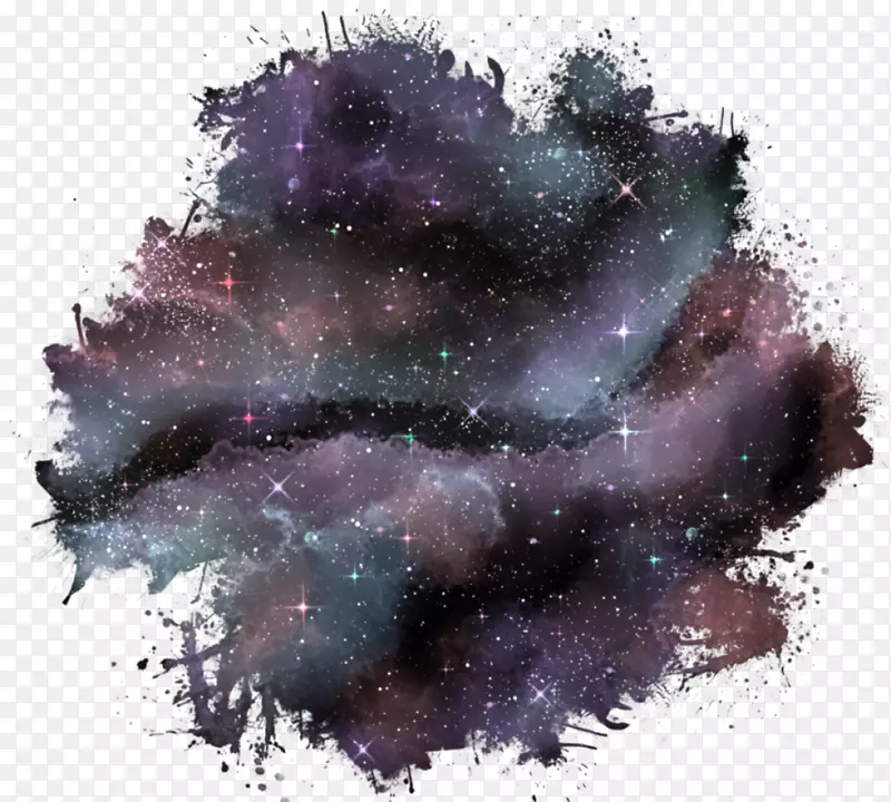 南布加水彩画艺术-银河之星