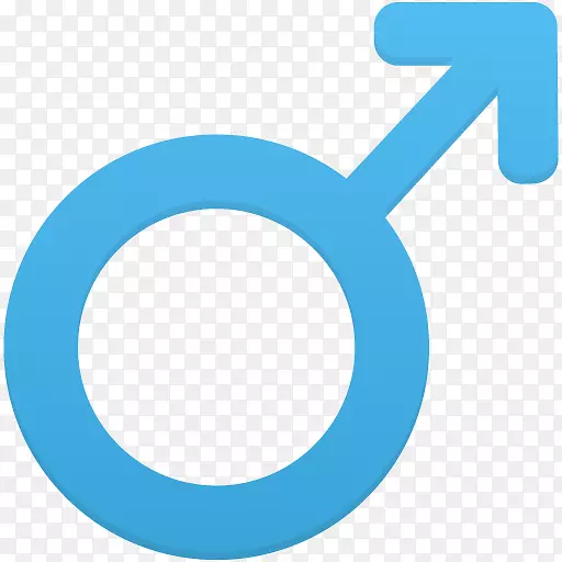 性别符号男性计算机图标.符号设计