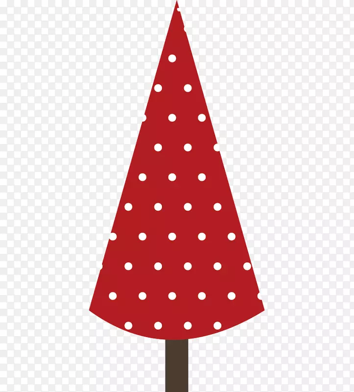 糖果手杖圣诞树装饰圣诞装饰品-红色圣诞树