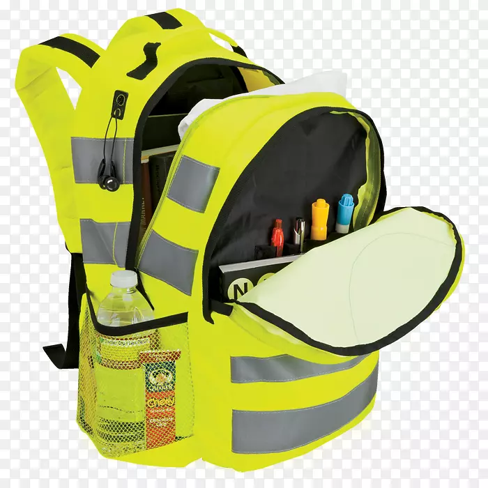 背包安全个人防护设备手提箱.霓虹灯黄色