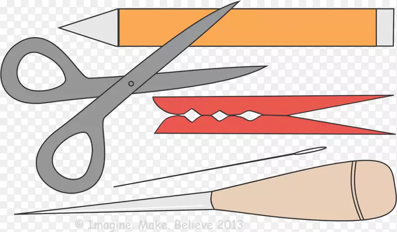 工具盒剪刀缝制锥针引线