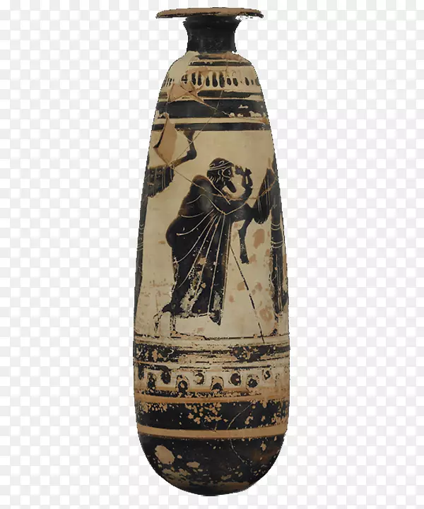 阿提卡黑色陶器希腊白地技术古物