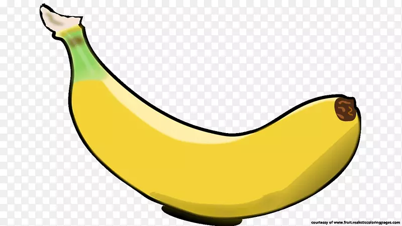 香蕉皮剪贴画-香蕉树