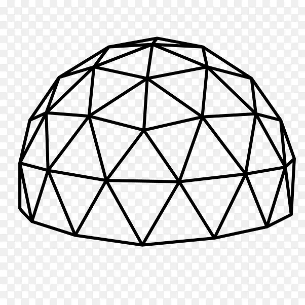 测地穹顶几何三角形金刚石几何三角形