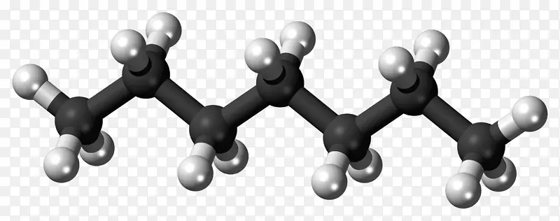 戊烷分子模型球棒模型正庚烷三维创新