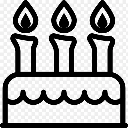 生日蛋糕电脑图标桌面壁纸-生日主题标志