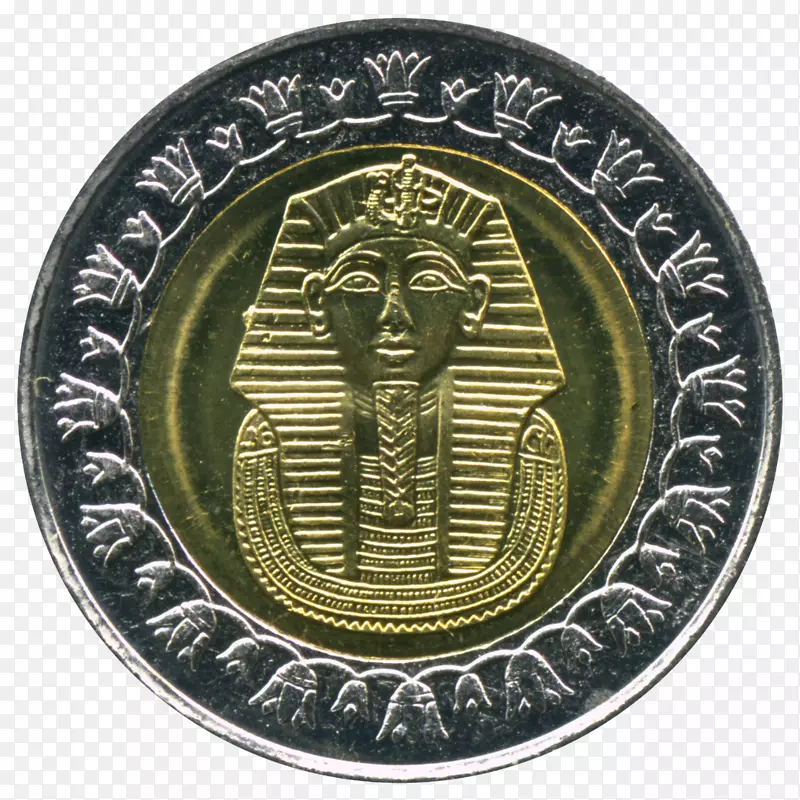 古埃及英镑双金属硬币-埃及文化