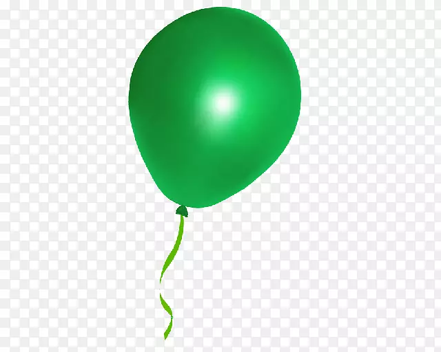 绿色气球-长长的图片