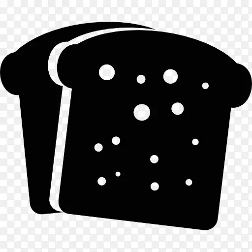 烤面包机图标切片面包
