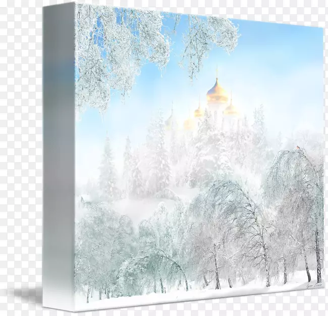 桌面壁纸绘画冬季摄影墙纸.冬季景观