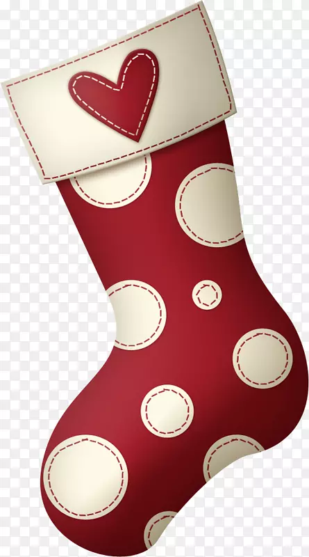 圣诞老人圣诞长统袜袜子靴子圣诞长统袜