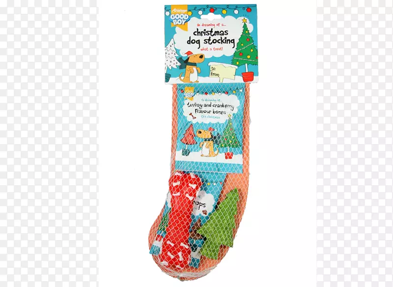狗玩具圣诞袜圣诞老人圣诞长统袜