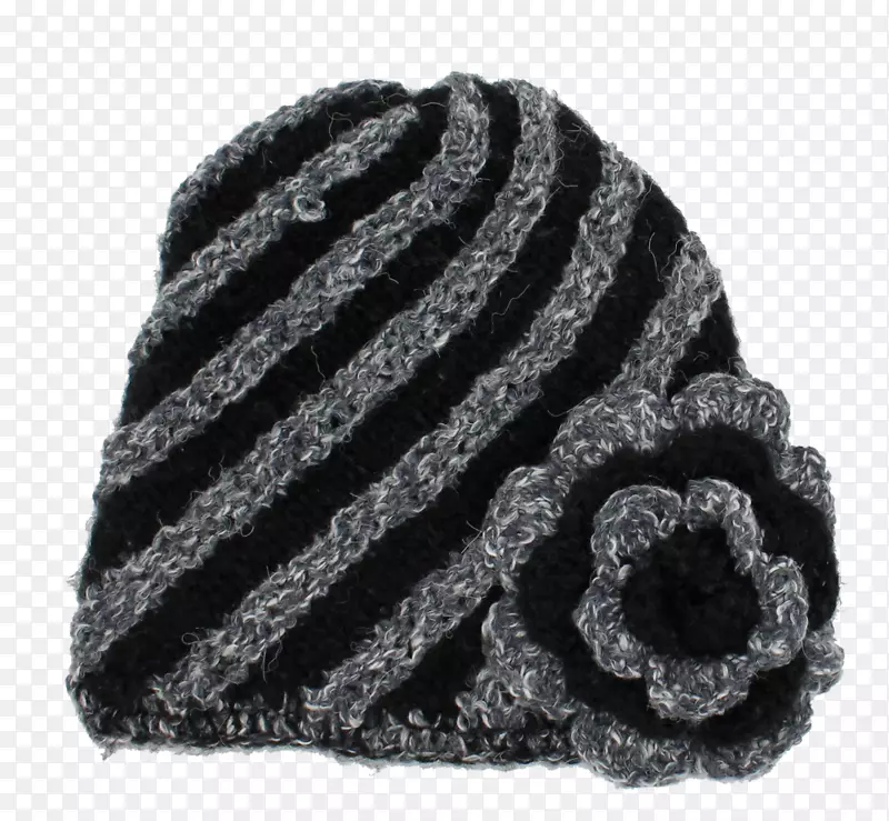 羊毛针织帽，披肩，头饰.波西米亚
