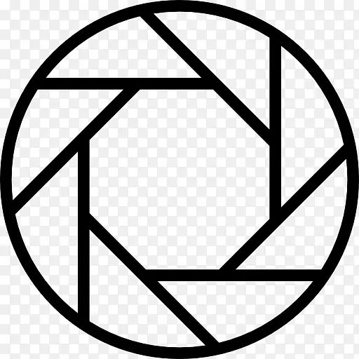 孔径计算机图标摄影.孔径科学技术
