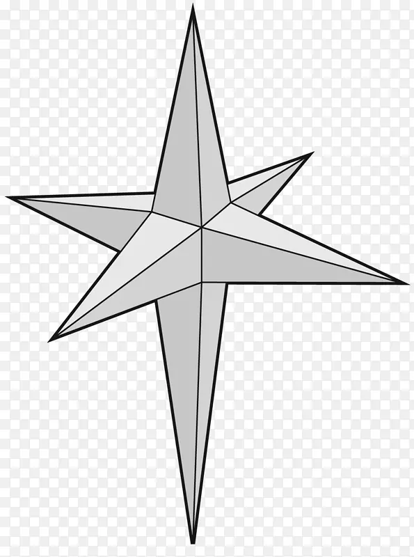 摩拉维亚星五角星图三维五角星