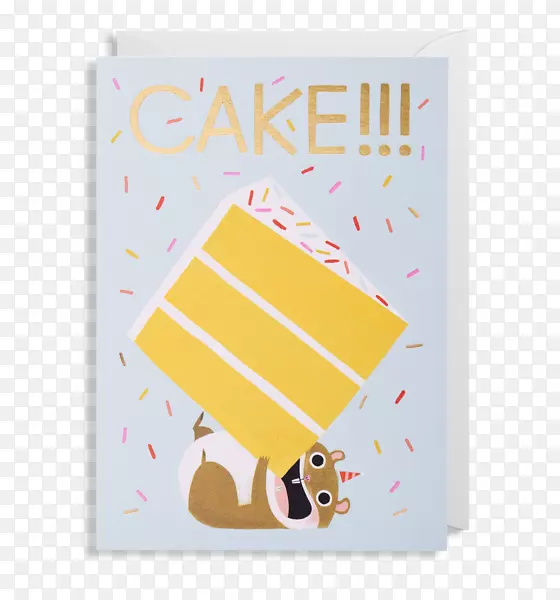 生日蛋糕贺卡及便条贺卡-生日蛋糕贺卡