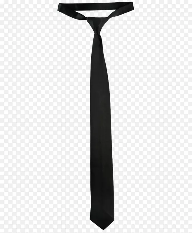 服装配饰领带温莎结正式穿着时尚黑色领带