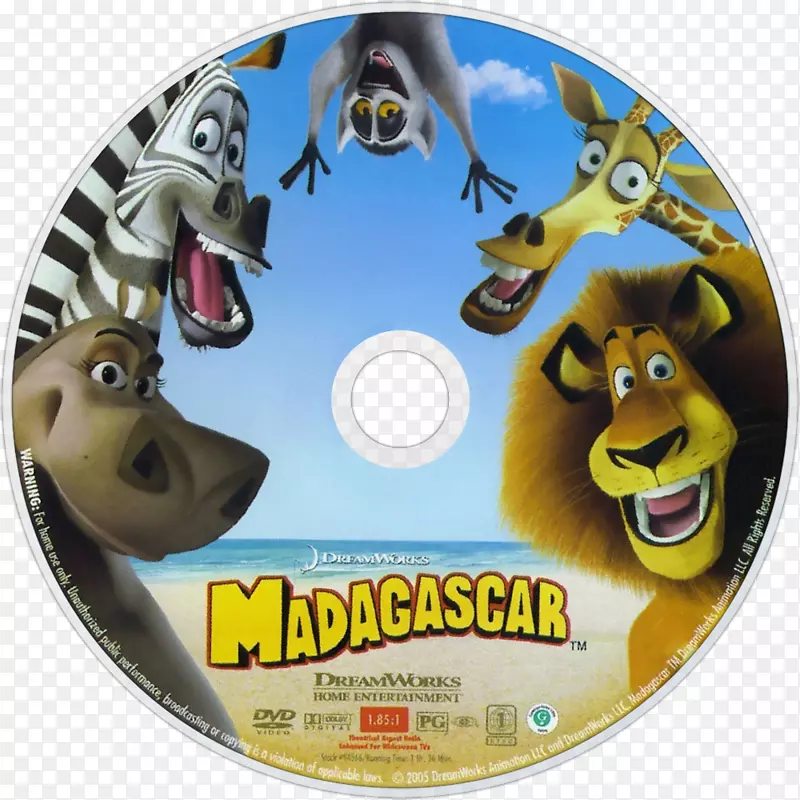 Youtube马达加斯加dvd蓝光光盘全屏背景