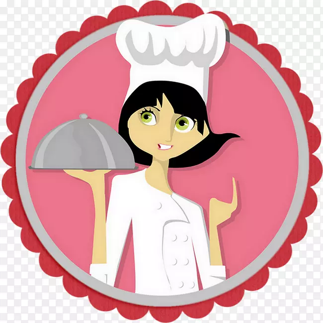 厨师烹饪女人剪贴画-女厨师