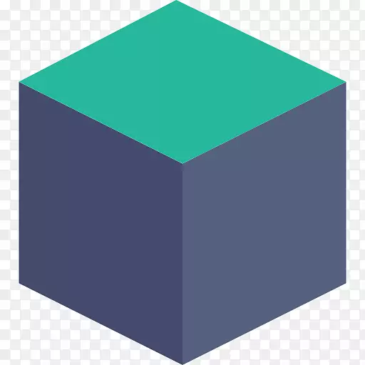 立方体计算机图标三维空间方形立方体