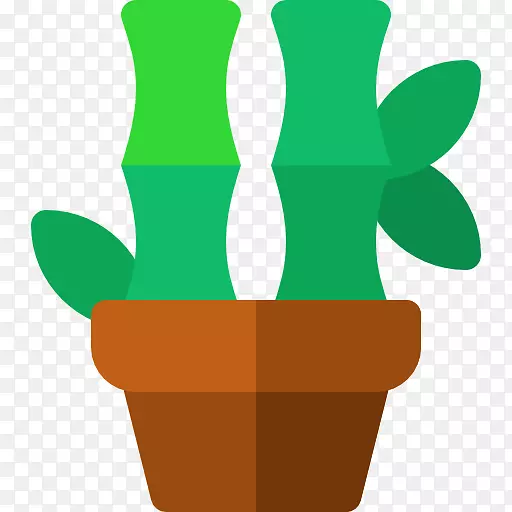 植物剪贴画-竹屋