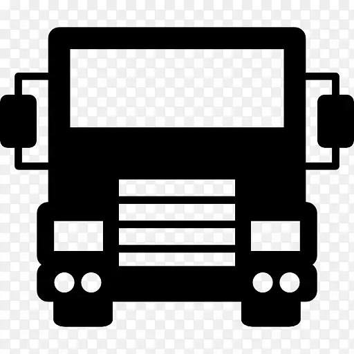 汽车、卡车、电脑图标、剪贴画.送货员和送货车辆