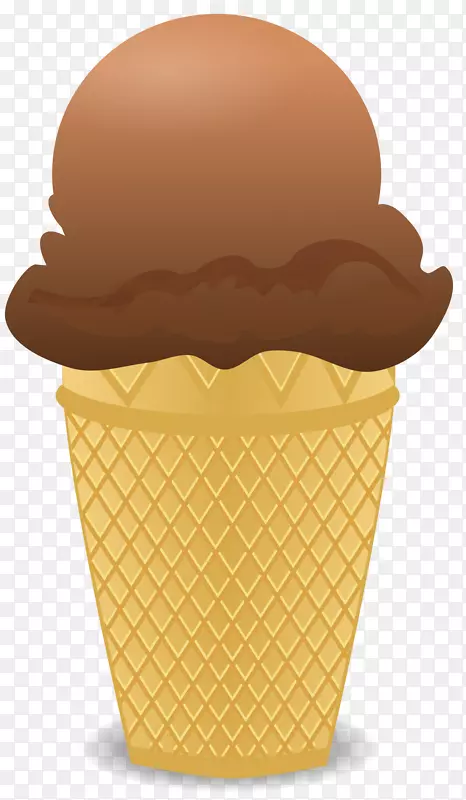 冰淇淋锥巧克力冰淇淋圣代冰淇淋图片材料