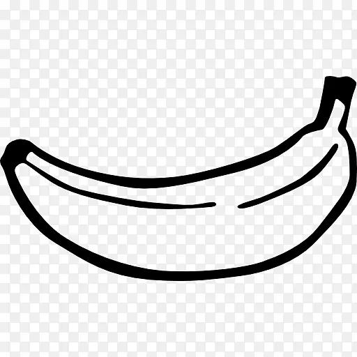 烹饪香蕉食品水果夹艺术手绘水果