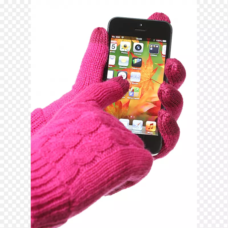 手套触摸屏iphone羊毛立体声欧洲风框