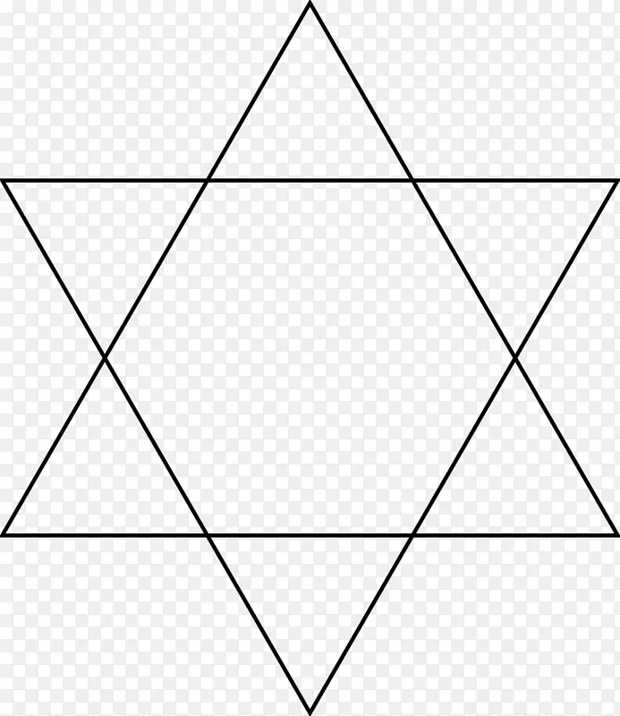 大卫符号的六角星-六角星