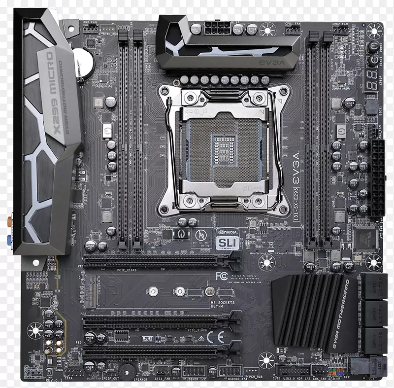 Intel x 299 lga 2066显卡和视频适配器microatx-主板