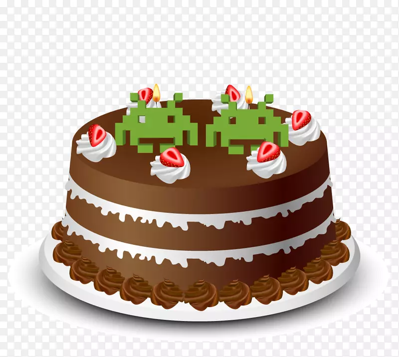 生日蛋糕巧克力蛋糕糖霜