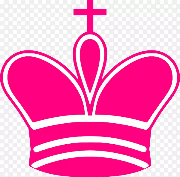 国际象棋大主教别针粉红色王冠