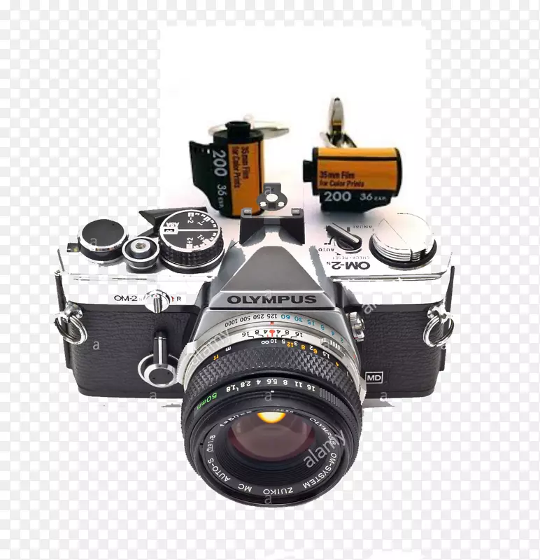 奥林巴斯om-2 Nikon nikkor 50 mm f/1.8d相机镜头单镜头反射式照相机胶片