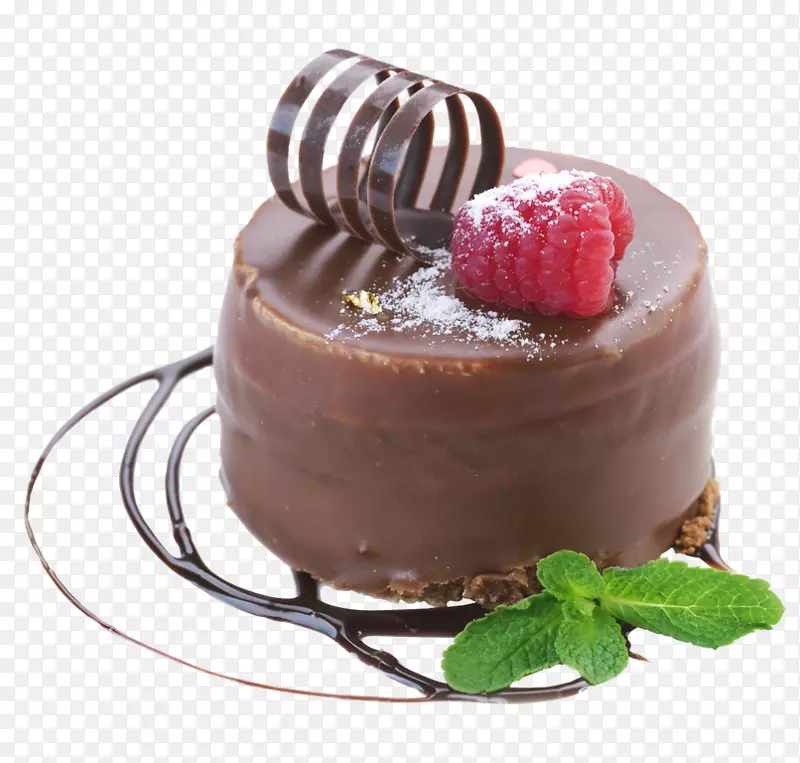 巧克力蛋糕拿铁玛奇托甜点冰淇淋-面糊
