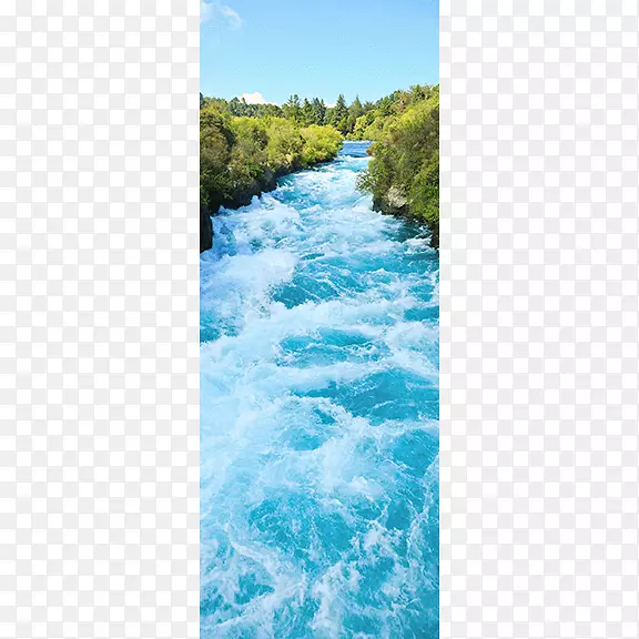 Huka瀑布Waikato河摄影瀑布亚马逊河
